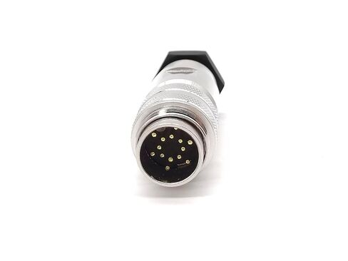 Industrial Connector Signal M16 14 Pin Straight Waterproof Male Cable Plug Non-Shield in Saudi Arabia