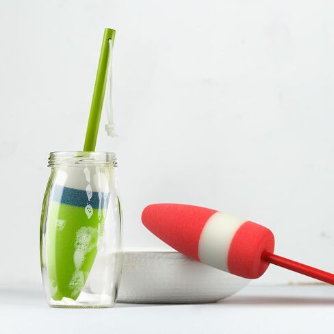 Genuine Fred Bottle Buoys Lobster Buoy Bottle Brush Long-Handle Sponges, Set of 2, Fun and Unique Nautical Design, Gift-Ready Packaging in Kuwait