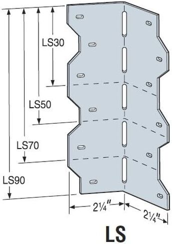 ربطة عنق سيمبسون القوية #LS90-WEST LS90 قابلة للتعديل بزاوية L50 in Kuwait