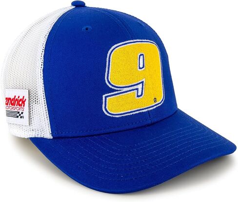 The Game Chase Elliott Big Number 9 NASCAR Mesh Back Hat Blue/White in Kuwait