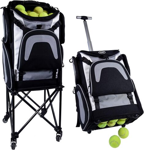 Rover Sports The Packhopper - Tennis Backpack and Ball Hopper in One - Tennis Ball Cart - Tennis Racket Bag and Ball Picker Upper also available for Pickleball in Kuwait