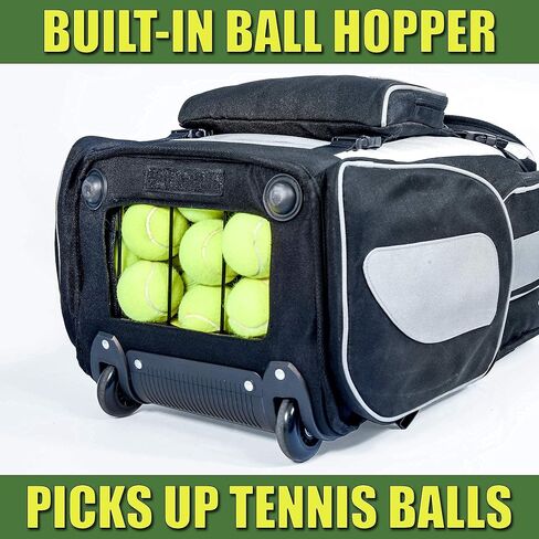 Rover Sports The Packhopper - Tennis Backpack and Ball Hopper in One - Tennis Ball Cart - Tennis Racket Bag and Ball Picker Upper also available for Pickleball in Kuwait