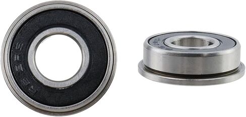 10pcs FR6-2RS Flanged Ball Bearing Double Sealed Chrome Steel Miniature Bearing 3/8"x 7/8"x 9/32" in Kuwait