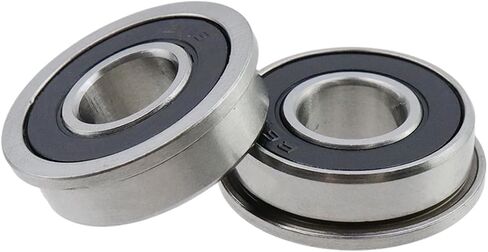 10pcs FR6-2RS Flanged Ball Bearing Double Sealed Chrome Steel Miniature Bearing 3/8"x 7/8"x 9/32" in Kuwait