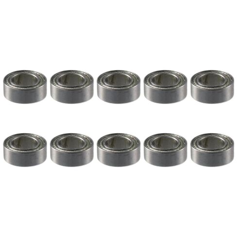 Double Sealed Bearings 10pcs Z1 Noise Level Smooth Chrome Steel Miniature Ball Bearing Low Noise Deep Groove Ball Bearing Office Equipment(MR74ZZ 4x7x2.5mm) in Kuwait