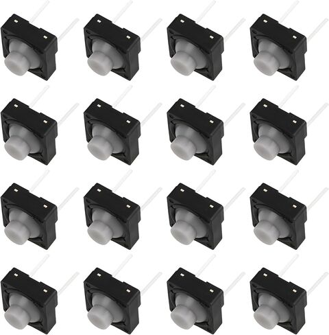 40Pcs 2Pin Panel PCB Silica Gel Tactile Tact Push Button Switch 8x8mm for Electronic Products Household Appliances in Kuwait
