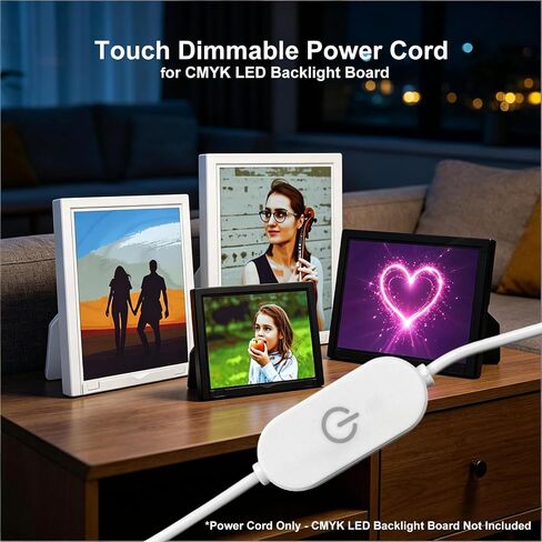 5 قطعة كابل التحكم في السطوع Type-c لـ CMYK LED مجموعة لوحة الإضاءة الخلفية FAZ007 ، USB ثلاثية الأبعاد طباعة ملحق نموذج الصورة لتقوم بها بنفسك صندوق إضاءة in Kuwait