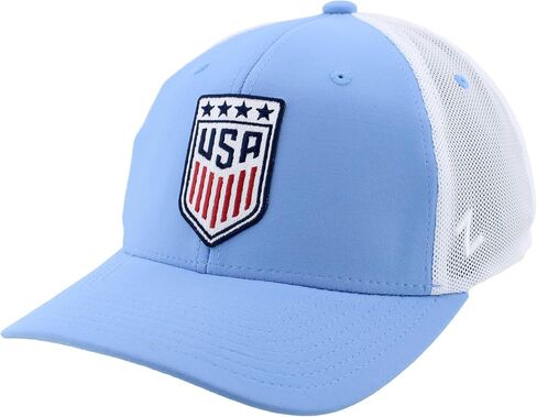 U.S. Women's Soccer Officially Licensed USWNT Patch Hat Flux Light Blue in Kuwait