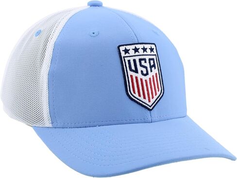 U.S. Women's Soccer Officially Licensed USWNT Patch Hat Flux Light Blue in Kuwait