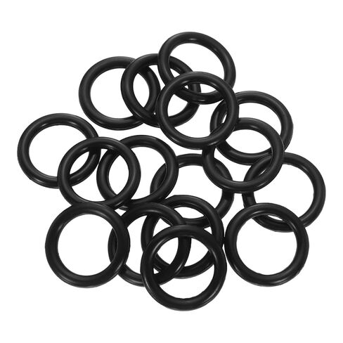 PATIKIL Silicone O-Rings, 50 Pcs 21mm OD 14.8mm ID 3.1mm Thick Sealing Washer Gasket Rings for Car Auto Vehicle Plumbing Repair Air Gas Sealing Connections, Black in Kuwait