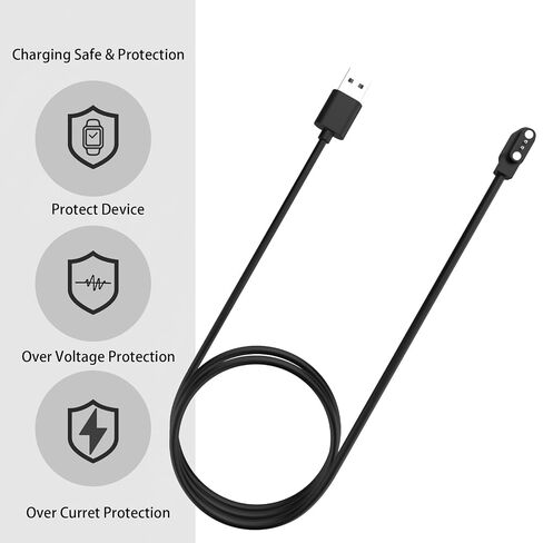 كابل شاحن النظارات الذكية، سلك شحن USB مغناطيسي 2.5 ملم، شحن سريع وحماية الدائرة القصيرة، شاحن سفر محمول للنظارات الذكية (عبوة واحدة) in Kuwait
