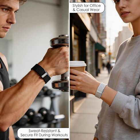 5 Pack Breathable Nylon Loop Sport Hume Band Replacement Strap, Compatible with Hume Band Fitness Women Men in Kuwait