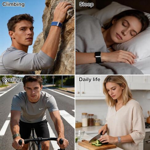 5 Pack Breathable Nylon Loop Sport Hume Band Replacement Strap, Compatible with Hume Band Fitness Women Men in Kuwait