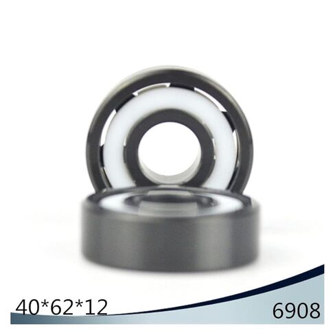 6908 Full Ceramic Bearing (4pcs) 40 * 62 * 12 mm Si3N4 Material 6908CE All Silicon Nitride Ceramic 6908 Ball Bearings in Kuwait