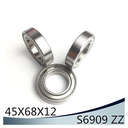 S6909ZZ Bearing 45 * 68 * 12 mm (5PCS) ABEC-1 440C S 6909 Z ZZ S6909 Stainless Steel S6909Z Ball Bearings in Kuwait