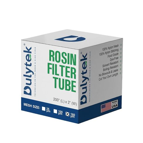 Dulytek Nylon Filter Tube/Sleeve, 160 Micron, 2" x 200" Roll, Dye-Free, Food-Grade, Tailor to Fit Length As You Wish in Kuwait