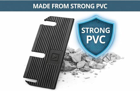 3 Inch Door Hinge Shims (10 Pack), 0.0625 Inches Plastic Spacers for Interior Doors, Cuttable Ridges, Fix Sagging or Rubbing Doors, Easy Install in Kuwait