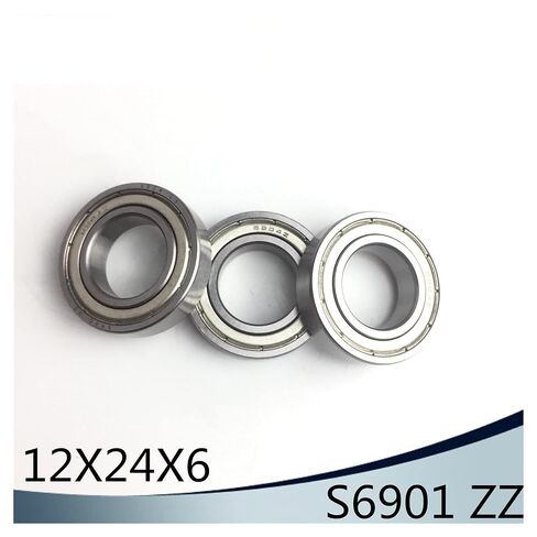 S6901ZZ Bearing 12 * 24 * 6 mm (10PCS) ABEC-1 S6901 Z ZZ S 6901 440C Stainless Steel S6901Z Ball Bearings in Kuwait