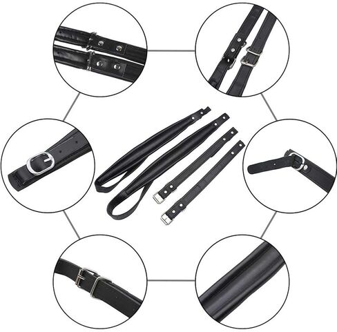 Accordion Shoulder Strap, Adjustable PU Leather Arm Strap for Musicians Comfortable Stage Performance Practice Use in Kuwait