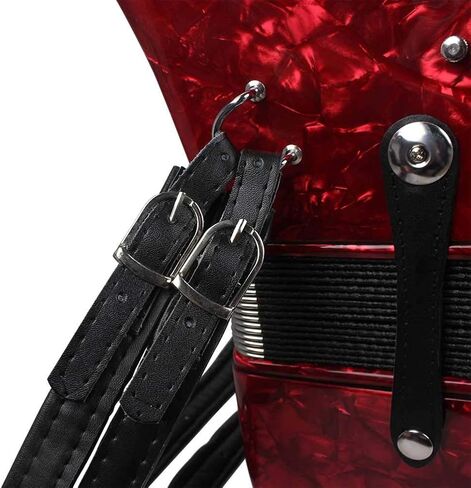 Accordion Shoulder Strap, Adjustable PU Leather Arm Strap for Musicians Comfortable Stage Performance Practice Use in Kuwait