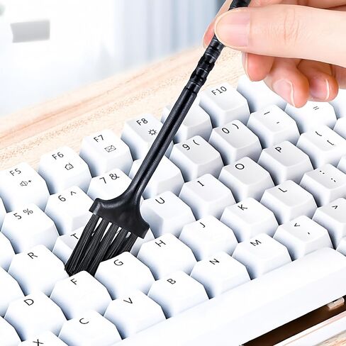 Keyboard Cleaning Kit 3-in-1, 10-Piece Handheld Dust Remover with Soft Brushes for Electronics, Office and Home, Colorful in Kuwait