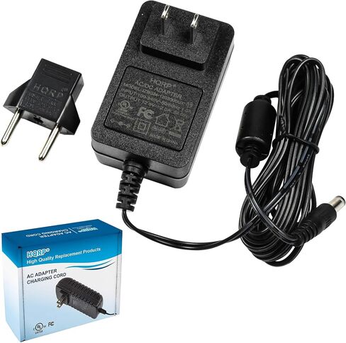HQRP AC Adapter/Power Supply Compatible with Yamaha PA5C / PA-5C / PA-5D / PA5D / PA-150 / PA150 Replacement fits PSR-E433 Digital Keyboard [UL Listed] + Euro Plug Adapter in Kuwait