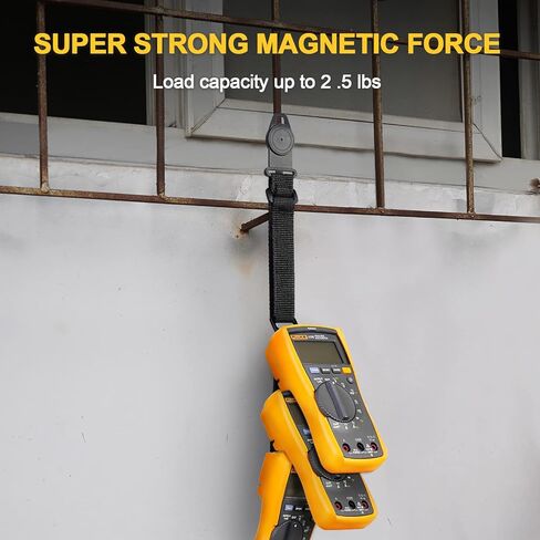KingSung Zippered Soft Carrying Meter Case Bundle with Magnet Hanger Kit for Fluke 117/116/115/114/113 Digital Multimeter Many More, with Thick Wrist Strap and Built-in Shock-Proof Cotton in Saudi Arabia