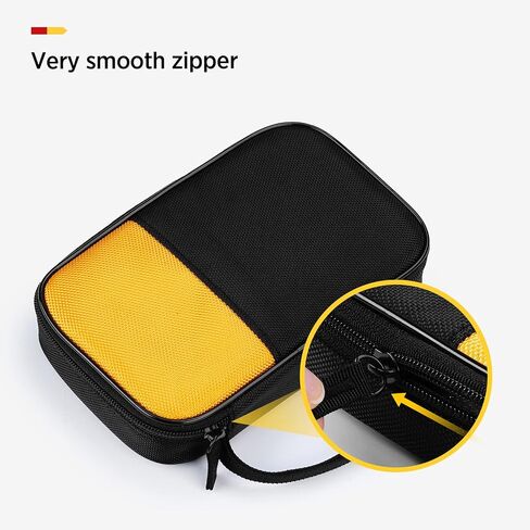 KingSung Zippered Soft Carrying Meter Case Bundle with Magnet Hanger Kit for Fluke 117/116/115/114/113 Digital Multimeter Many More, with Thick Wrist Strap and Built-in Shock-Proof Cotton in Saudi Arabia