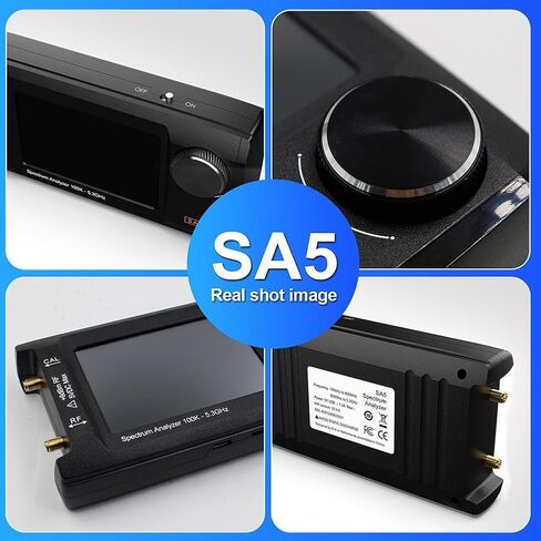 SA5 4 بوصة IPS LCD محمول لمحلل الطيف 100 كيلو هرتز - 5.3 جيجا هرتز مولد إشارة متعدد الوظائف لاختبار الترددات اللاسلكية (أ) in Kuwait