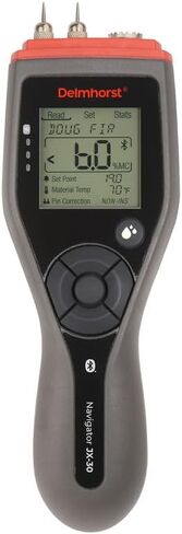 JX-30W/CS Digital Wood Moisture Meter with Carrying Case/Includes meter, 324CAS-0111 carrying case, and (2) extra 2498/A-100 pins. in Kuwait