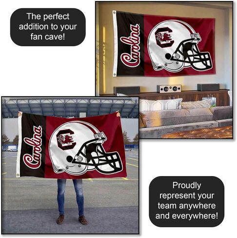 South Carolina Gamecocks Helmet 3x5 Grommet Flag in Kuwait