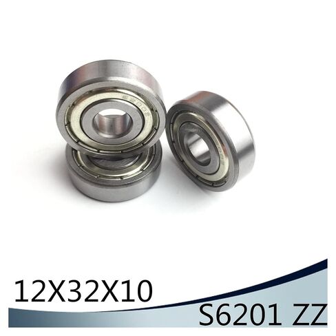 S6201ZZ Bearing 12 * 32 * 10 mm (10PCS) ABEC-1 S6201 Z ZZ S 6201 440C Stainless Steel S6201Z Ball Bearings in Kuwait