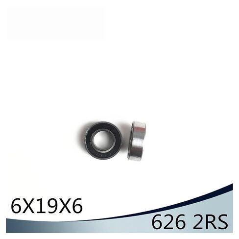 626 2RS 6x19x6 6mm/19mm/6mm 626 Miniature Ball Deep Groove Radial Ball Bearings 100PCS/Pack in Kuwait