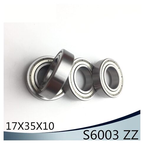 S6003ZZ Bearing 17 * 35 * 10 mm (10PCS) ABEC-1 S6003 Z ZZ S 6003 440C Stainless Steel S6003Z Ball Bearings in Kuwait