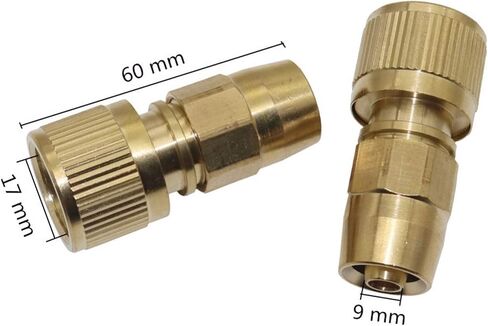 Garden Plumbing 3/8'Hose Connector Copper Expansion Tube Fitting Washing Quick Connector Self-Brewed Car Wash Cleaning Tool Plumbing Fittings in Kuwait