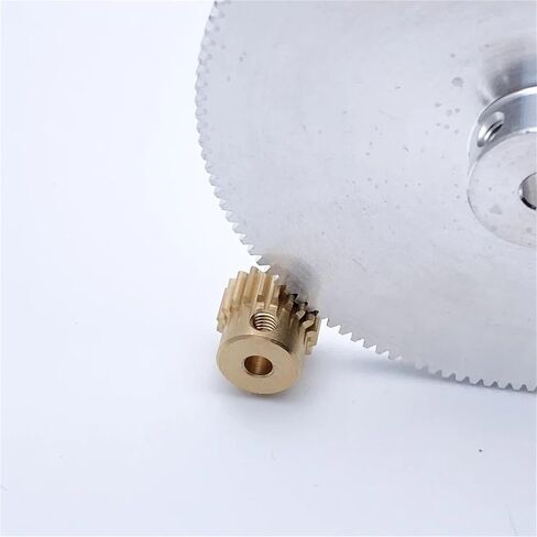 1pcs 0.5M 15-130 Teeth Aluminum Alloy Gear Model PTZ Model Gear Wheel(One piece 5MM,Aluminum Alloy 110 T) in Kuwait