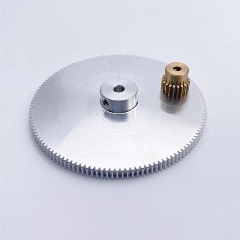 1pcs 0.5M 15-130 Teeth Aluminum Alloy Gear Model PTZ Model Gear Wheel(One piece 5MM,Aluminum Alloy 110 T) in Kuwait