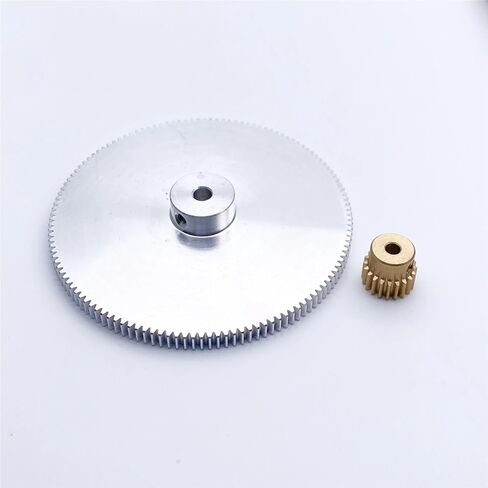 1pcs 0.5M 15-130 Teeth Aluminum Alloy Gear Model PTZ Model Gear Wheel(One piece 5MM,Aluminum Alloy 110 T) in Kuwait