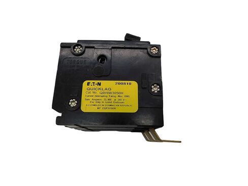 Eaton QBHW3050H Breaker, Bolt On, 50A, 3P, 240VAC, Type QBHW, 22 kAIC, CB in Kuwait
