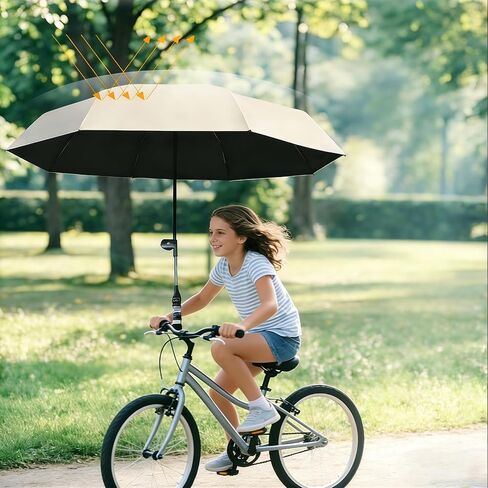 Cart rain cover clip, 360 ° adjustable cart holder, umbrella shaped connector clip to handle universal fixture, suitable for 0.6-1.3-inch handle, suitable for various vehicle models in Kuwait