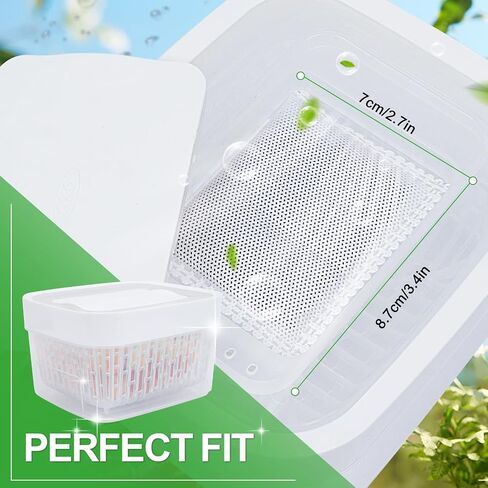 Carbon Filter Refills Fit for OXO Greensaver Produce Keeper | for Crisper Inserts, Filter Refill Bags Compatible with Bluapple Produce Saver Balls, Keep Fresh Packet Refills, 8PCS in Kuwait