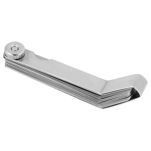 0.05-1.00 MM Feeler Gauge, Filler Gauge, Stainless Steel Curved Ruler, Welding Inspection Tool, for Measuring Slot Size in Kuwait