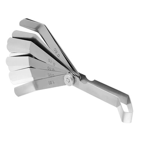 0.05-1.00 MM Feeler Gauge, Filler Gauge, Stainless Steel Curved Ruler, Welding Inspection Tool, for Measuring Slot Size in Kuwait