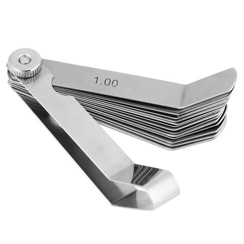 0.05-1.00 MM Feeler Gauge, Filler Gauge, Stainless Steel Curved Ruler, Welding Inspection Tool, for Measuring Slot Size in Kuwait