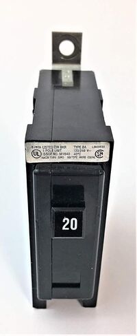 قاطع دائرة كاتلر هامر BAB1020 1/pkg 20A 120/240V 1P in Kuwait