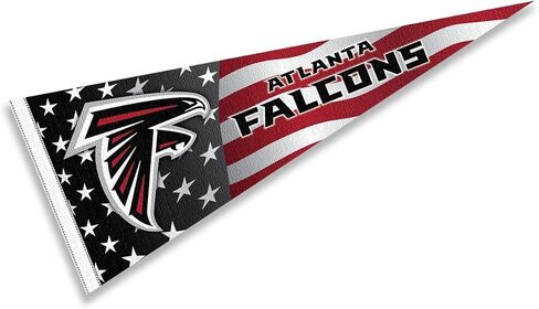 Atlanta Falcons Nation USA Americana Stars and Stripes Pennant Banner Flag in Kuwait