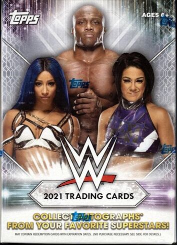 صندوق ناسف محكم الغلق من مصنع TOPPS WWE لعام 2021 مع 11 عبوة مكونة من 7 بطاقات. يحتوي على قطعة أثرية واحدة. in Kuwait