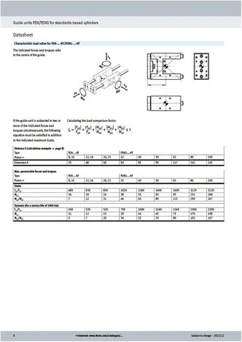وحدات التوجيه Fen/FENG للأسطوانات FENG-32-100-KF FENG-40-200-KF FENG-50-300-KF 63-400 80-500 100-600-KF(Feng 100) in Kuwait