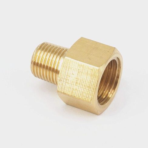 1/8 "NPT ذكر x 1/4" BSPP أنثى تركيب الأنابيب النحاسية موصل لقياس الضغط الهواء الغاز الوقود وصلات المواسير المياه in Kuwait
