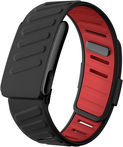 سوار معصم VeveXiao متين ومريح من السيليكون متوافق مع WHOOP 5 | Whoop 5 MG Bands، حزام حلقة رياضي من السيليكون الناعم المتين للرجال والنساء مع موصل إطار معدني in Saudi Arabia